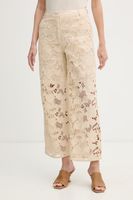 Sisley pantaloni straight pentru femei, din bumbac