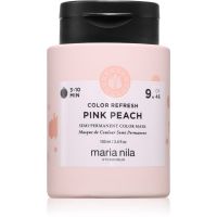 Maria Nila Colour Refresh Sanfte nährende Maske ohne permanente Farbpigmente Farbton Pink Peach 9.46 100 ml