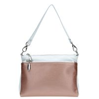 Női bőr crossbody táska Facebag Lincoln - pink