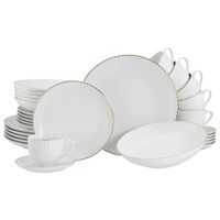 Creatable KOMBINOVANÝ SERVIS Allegra Goldband 30-dielne