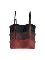 The Set Bikini gornji dio  čokolada / hrđavo smeđa / crna