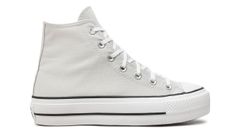 Converse Chuck Taylor All Star Canvas Platform - Dámske - Tenisky Converse - Sivé - A08287C - Veľkosť: 39