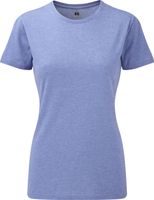 Russell Žíhané dámské tričko z polybavlny 35% bavlna 65% polyester Barva: modrá melír, Velikost: XL Z165F
