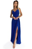 Elegantní maxi dlouhé šaty na ramínka Numoco