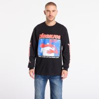 T-shirt PLEASURES Embrace Long Sleeve Pigment Black S