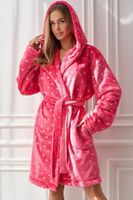 Dámský župan LaL 2550 Amira Malinově červená M