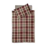 Fleuresse POSTEĽNÁ BIELIZEŇ, flanel, hnedá, bordová, tmavočervená, béžová, 140/200 cm