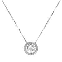 Brilio Silver Fashion stříbrný náhrdelník strom života NCL28W