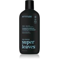 Attitude Super Leaves Men's Shampoo and Conditioner 2-in-1 шампунь та кондиціонер 2 в1 для чоловіків Eucalyptus & Sage 415 мл