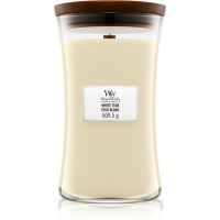 Woodwick White Teak ароматна свещ  с дървен фитил 609.5 гр.