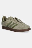 adidas Originals sneakers din piele întoarsă Gazelle culoarea verde, JR6288