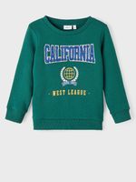 name it Lauge Sweatshirt Kinder Grün