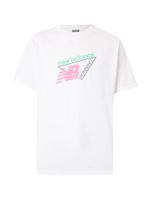 new balance Majica 'Classic'  morsko plava / svijetlozelena / svijetloroza / bijela