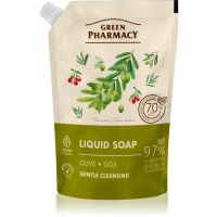 Green Pharmacy Olive & Goji Berry Liquid Soap рідке мило змінне наповнення 460 мл