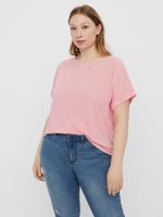 Vero Moda Curve Ellen Bluse Rosa