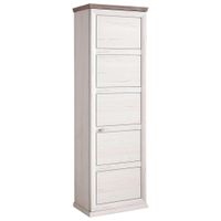 Hom`in PREDSIEŇOVÁ SKRIŇA, sivá, biela, 64,2/196,5/38,5 cm