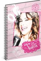 Špirálový blok Violetta – Music, čistý, A5