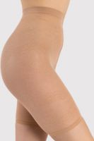 Vzorované punčochové kraťasy Fiore M0013 - Barcelona 30 DEN Béžová XL/2XL