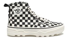 Vans Sentry Wc Checkerboard (Canvas) Unisex - Adidași Vans - Alb - VN0A4P3KTUY-3 - Size: 3