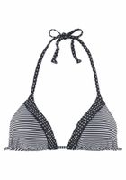 s.Oliver Bikini gornji dio 'Avni'  crna / bijela