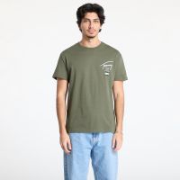 T-shirt Tommy Jeans Regular Tommy Signature Tee Green M