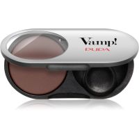 PUPA Milano Vamp! Radiant Baked Eyeshadow langanhaltender, schimmernder Lidschatten Farbton 405 Dark Chocolate - MATT 1 g