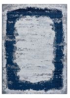 Kusový koberec Core A004 Frame blue/grey 80x150 cm