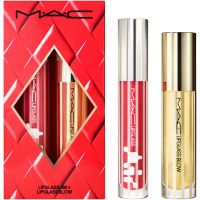 MAC Cosmetics Holiday Blowing Air Kisses Glossy Lip Duo подарунковий набір для губ