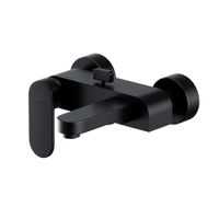 Bateria wannowa ścienna Cersanit Crea czarny mat S951-307