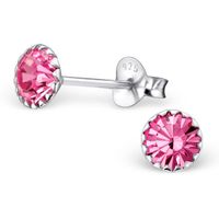 Olivie Strieborné náušnice ROSE 0364