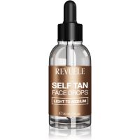 Revuele Paradise Bronze Self Tan Face Drops автобронзантни капки за лице цвят Light To Medium 30 мл.