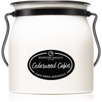 Milkhouse Candle Co. Creamery Cedarwood Cabin aроматична свічка Butter Jar 454 гр