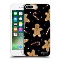Silikónový čierny obal pre Apple iPhone 8 Plus - Gingerbread