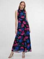Czarne Sukienki Damskie Maxi w kwiaty ORSAY - ONA