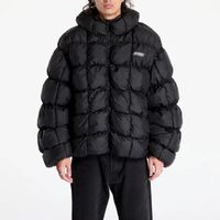 Karl Kani Sport Patch Square Quilted Puffer Jacket - Pánske - Bunda Karl Kani - Čierne - 60760019 - Veľkosť: XL