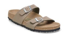 Birkenstock Sydney Vegan Synthetics Narrow Fit Ženy - Sandály Birkenstock - Světle hnědá - 1026700-5 - Size: 5