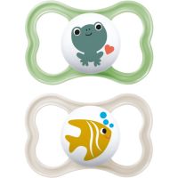 MAM Air 6+ months пустушка Green/ Grey 2 кс