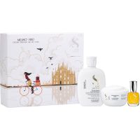 Alfaparf Milano Semi di Lino Diamond Holiday Kit darilni set za sijaj in mehkobo las