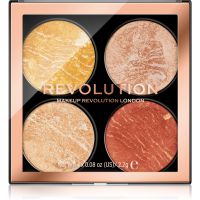 Makeup Revolution Cheek Kit палитра за лице цвят Make It Count 4 x 2.2 гр.