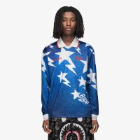 T-shirt adidas Lsl Star Jersey Bape Medium Blue Denim XS