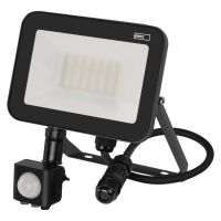 LED reflektor INOVO s pohybovým čidlem, 30 W, šedý, neutrální bílá