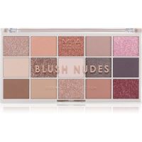 MUA Makeup Academy Professional 15 Shade Palette Lidschattenpalette Farbton Blush Nudes 12 g