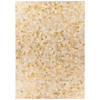 KOŽENÝ KOBEREC, 160/230 cm, barvy zlata