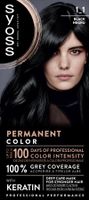 Syoss-állandó színezés - fekete- Permanent Coloration - 1_1 Black