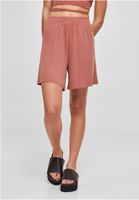 Women's modal terracotta shorts