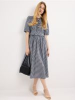 Mohito - Puuvillane midikleit - navy