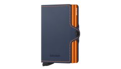 Secrid Twinwallet Matte Nightblue & Orange Unisex - Peňaženka Secrid - Modrá - TM-Nightblue-Orange-One-size - Size: One size