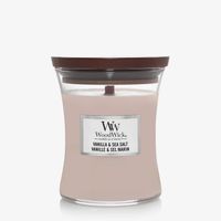 WoodWick Medium Hourglass Candle - Vanilla & Sea Salt Universal