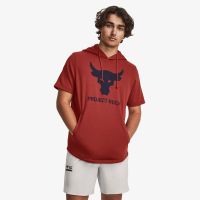 Bluza Under Armour Project Rock Terry Short Sleeve Hoodie Red M