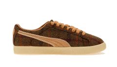 PUMA Clyde Harris Tweed - Pánske - Tenisky Puma - Hnedé - 398512-02 - Veľkosť: 37.5